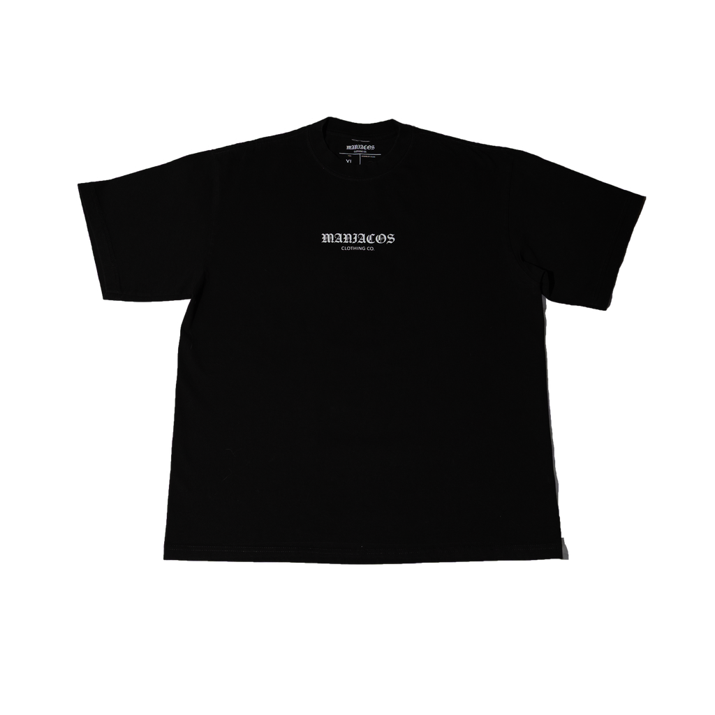 Shoulder Arc Tee - Black